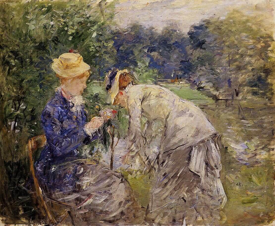 ?In the Bois de Boulogne? by Berthe Morisot
